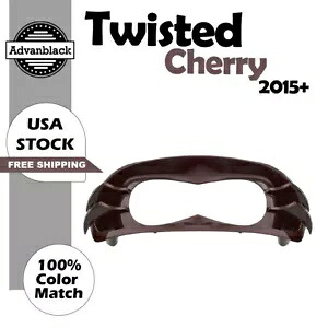 ツイスト チェリー ヘッドライト ベゼル ハーレーダビッドソン ロード グライド FLTRX 2015+ に適合 Twisted Cherry Headlight Bezel Fits for Harley Davidson Road Glide FLTRX 2015+ 【並行輸入品】