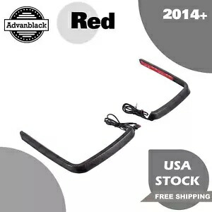Advanblack ハイパー LED ライト、シーケンシャルレッドターンシグナルサドルバッグライト付き Advanblack Hyper LED Light with Sequential Red Turn Signal Saddlebags Lights 【並行輸入品】