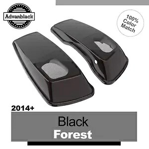 BLACK FOREST 6x9インチ サドルバッグ スピーカー蓋 オーディオカバー ハーレーツーリング 2014+に適合 BLACK FOREST 6x9\