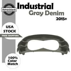 インダストリアルグレーデニムヘッドライトベゼルはハーレーダビッドソンロードグライドFLTRX 15+に適合 Industrial Gray Denim Headlight Bezel Fits Harley Davidson Road Glide FLTRX 15+ 【並行輸入品】