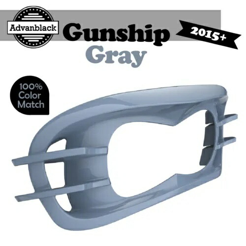 ハーレーロードグライド FLTRX 2015+ Advanblack ヘッドライトベゼル ガンシップグレー用 For Harley Road Glide FLTRX 2015+ Advanblack Headlight Bezel GUNSHIP GRAY 【並行輸入品】
