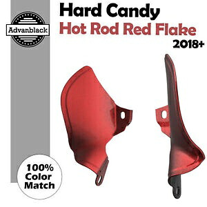 M8 ハーレーロワーライダー用ハードキャンディーホットロッドレッドフレークミッドフレームエアディフレクター For M8 Harley Lower Rider HARD CANDY HOT ROD RED FLAKE Mid Frame Air Deflector 【並行輸入品】