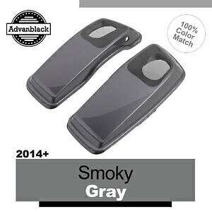 スモーキーグレー 6x9インチ サドルバッグ スピーカー蓋 オーディオカバー ハーレー ツーリング 2014+に適合 SMOKY GRAY 6x9\