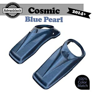 コズミック ブルー パール ハーレー ツーリング 14+ Advanblack 8インチ サドルバッグ スピーカー蓋用 COSMIC BLUE PEARL For Harley Touring 14+ Advanblack 8\