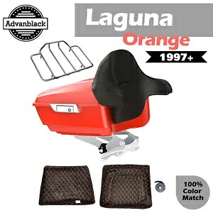 ラグナ オレンジキング ツアーパック パック ハーレーツーリング FLHR FLHXS FLTRX 1997+用 Laguna Orange King Tour Pack Pak For Harley Touring FLHR FLHXS FLTRX 1997+ 【並行輸入品】