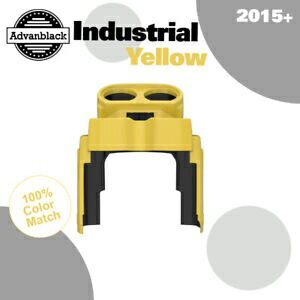 Advanblack インダストリアル イエロー ゲージ クラスター カバー ハーレー ロード グライド 15+ FLTRX に適合 Advanblack INDUSTRIAL YELLOW Gauge Cluster Cover Fit Harley Road Glide 15+ FLTRX 【並行輸入品】