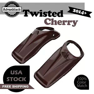 Advanblack ツイストチェリー 8 インチ サドルバッグ スピーカー蓋 ハーレー ツーリング 2014+用 Advanblack Twisted Cherry 8\