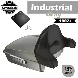ラッシュモア チョップド ツアー パック ラップ アラウンド インダストリアル グレー ハーレー/ソフテイル 97+用 Rushmore Chopped Tour Pack Wrap Around INDUSTRIAL GRAY For Harley/Softail 97+ 【並行輸入品】