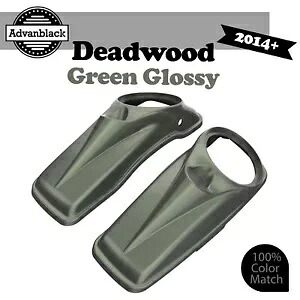 デッドウッド グリーン 光沢 ハーレー 14+ Advanblack 8インチ サドルバッグ スピーカー蓋用 DEADWOOD GREEN GLOSSY For Harley 14+ Advanblack 8\