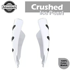 Advanblack クラッシュ アイス パール ハンドガード ハーレー ツーリング & ソフテイルに適合 Advanblack Crushed Ice Pearl Hand Guard Fits for Harley Touring & Softails 【並行輸入品】