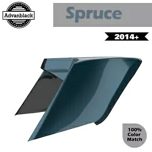 スプルース 14+ ハーレー Advanblack CVO ストレッチ拡張サイドカバー用 SPRUCE For 14+ Harley Advanblack CVO Stretched Extended Side Cover 【並行輸入品】