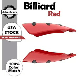 Advanblack ビリヤード レッド ハンドガード ハーレー ツーリング & ソフテイルに適合 Advanblack Billiard Red Hand Guard Fits for Harley Touring & Softails 【並行輸入品】
