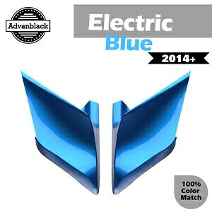 エレクトリックブルー 14+ ハーレー Advanblack CVO ストレッチ拡張サイドカバー用 ELECTRIC BLUE For 14+ Harley Advanblack CVO Stretched Extended Side Cover 【並行輸入品】