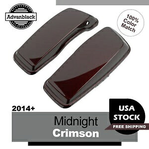 ミッドナイトクリムゾン ノーマルストレッチサドルバッグ蓋はハーレーダビッドソン 2014+ に適合 Midnight Crimson Normal Stretched Saddlebag Lids Fits Harley Davidson 2014+ 【並行輸入品】 54,120円