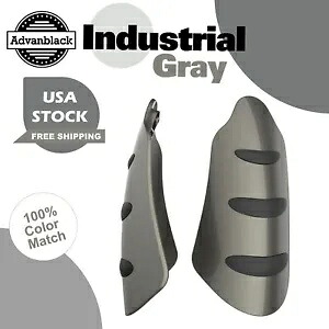 Advanblack インダストリアルグレーハンドガード ハーレーツーリング & ソフテイルに適合 Advanblack Industrial Gray Hand Guard Fits for Harley Touring & Softails 【並行輸入品】