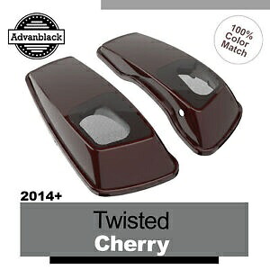 TWISTED CHERRY 6x9インチ サドルバッグ スピーカー蓋 オーディオカバー ハーレーツーリング 2014+に適合 TWISTED CHERRY 6x9\