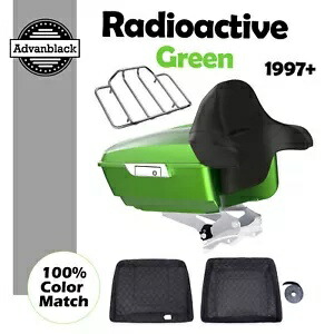 放射性グリーン キング ツアー パック パック 1997 年以降のハーレー ツーリング FLHR FLHXS FLTRX に適合 Radioactive Green King Tour Pack Pak Fits 1997+ Harley Touring FLHR FLHXS FLTRX 【並行輸入品】