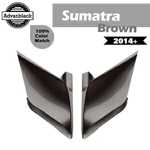スマトラブラウン 14+ ハーレー Advanblack CVO ストレッチ拡張サイドカバー用 SUMATRA BROWN For 14+ Harley Advanblack CVO Stretched Extended Side Cover 【並行輸入品】