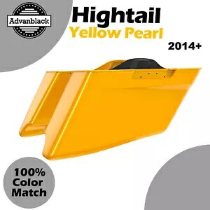 HIGHTAIL イエロー パール CVO テーパード拡張サドルバッグ 14 歳以上のハーレー ツーリングに適合 HIGHTAIL YELLOW PEARL CVO Tapered Extended Saddlebag Fits 14+ Harley Touring 【並行輸入品】 100,650円