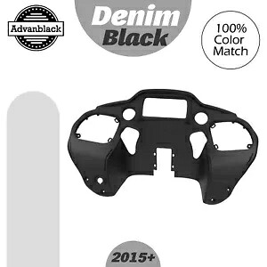 Advanblack デニムブラックインナーフェアリングはハーレーロードグライド 2015up FLTRX に適合します Advanblack Denim Black Inner Fairing Fits Harley Road Glide 2015up FLTRX 【並行輸入品】