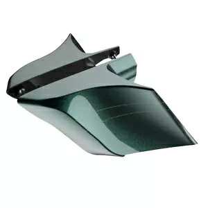 ディープジェイドパール CVO ストレッチ拡張サイドカバーピンストライプハーレー 2014+ Deep Jade Pearl CVO Stretched Extended Side Cover Pinstripes For Harley 2014+ 【並行輸入品】
