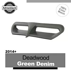 デッドウッド グリーン デニム ハーレー ストリート/エレクトラ トライ バットウィング LED ベント トリム インサート用 DEADWOOD GREEN DENIM For Harley Street/Electra Tri Batwing LED Vent Trim Insert 【並行輸入品】