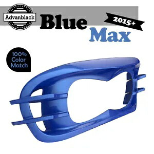ハーレーロードグライド FLTRX 2015+ Advanblack ヘッドライトベゼル ブルーマックス用 For Harley Road Glide FLTRX 2015+ Advanblack Headlight Bezel BLUE MAX 【並行輸入品】