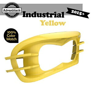 ハーレーロードグライド FLTRX 2015+ 用 Advanblack ヘッドライトベゼル インダストリアルイエロー For Harley Road Glide FLTRX 2015+ Advanblack Headlight Bezel INDUSTRIAL YELLOW 【並行輸入品】