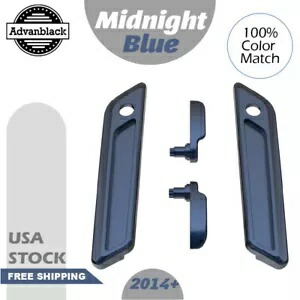 サドルバッグリッドレバー&ラッチカバーセットキット 14歳以上ハーレーツーリング用 ミッドナイトブルー Saddlebag Lid Lever & Latch Cover Set Kit For 14+ Harley Touring MIDNIGHT BLUE 【並行輸入品】
