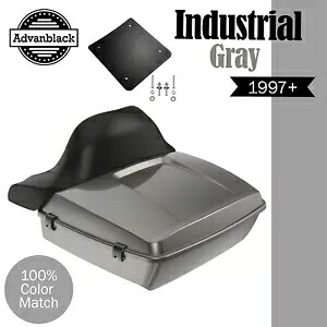 インダストリアルグレーラッシュモアチョップドツアーパックラップアラウンドハーレー/ソフテイル97+用 INDUSTRIAL GRAY Rushmore Chopped Tour Pack Wrap Around For Harley/Softail 97+ 【並行輸入品】