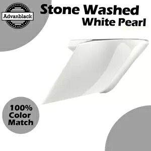 ストーンウォッシュ ホワイト パール CVO ストレッチ拡張サイド カバー パネル 14+ ハーレー用 Stone Washed White Pearl CVO Stretched Extended Side Cover Panel For 14+ Harley 【並行輸入品】