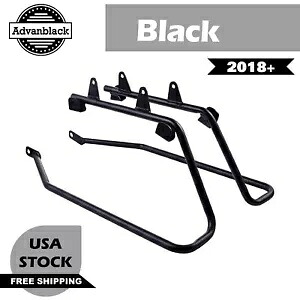 ブラック ハード サドルバッグ変換ブラケット M8 ストリート ボブ & ロー ライダー S/ST 18+ 用 Black Hard Saddlebags Conversion Brackets For M8 Street Bob & Low Rider S/ST 18+ 【並行輸入品】