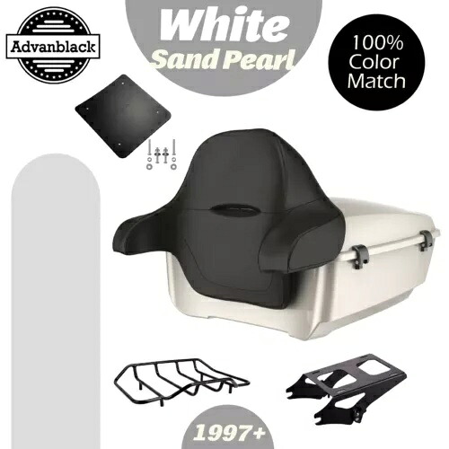 ホワイト サンド パール キング ツアー パック パック ラップ アラウンド 97 年以降のハーレー FLHR FLHXS FLTRX に適合 White Sand Pearl King Tour Pack Pak Wrap Around Fits 97+ Harley FLHR FLHXS FLTRX 【並行輸入品】 123,200円