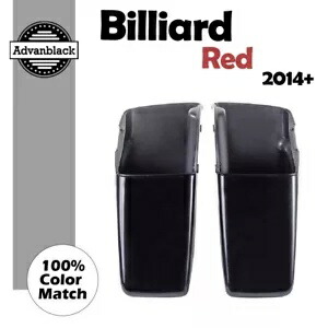 ビリヤードレッド スタンダード非伸縮性サドルバッグ 2014年以降のハーレーに適合 Billiard Red Standard Non-Stretched Saddlebag Fits for 2014+ Harley 【並行輸入品】