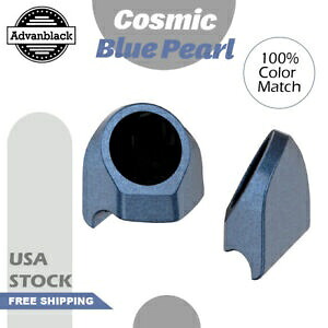 ハーレーキングツアーパックコズミックブルーパールアドバンブラック6.5インチスピーカーポッドに適合 Fits Harley King Tour Pack COSMIC BLUE PEARL Advanblack 6.5 inches Speaker Pods 【並行輸入品】