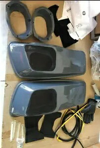 OS&D Advanblack ガンシップ GREW 6X9 サドルバッグ スピーカー蓋 2014 年以降のツーリング用 OS&D Advanblack GUNSHIP GREW 6X9 SADDLEBAG SPEAKER LIDS FOR 2014+ TOURING 【並行輸入品】