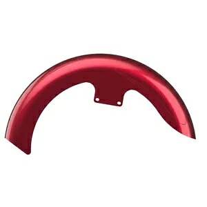 Velocity レッド Sunglo 19 インチ ラッパー ハガー フロントフェンダー ピンストライプ 09+ ハーレーに適合 Velocity Red Sunglo 19\