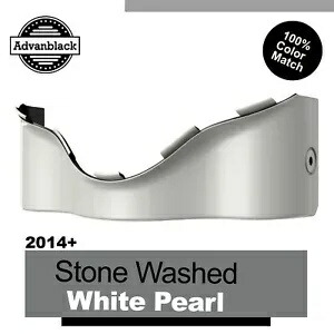 2014 年以降のハーレー ストリート エレクトラ バットウィング フェアリング スカート用ストーンウォッシュ ホワイト パール STONE WASHED WHITE PEARL For 2014+ Harley Street Electra Batwing Fairing Skirt 【並行輸入品】