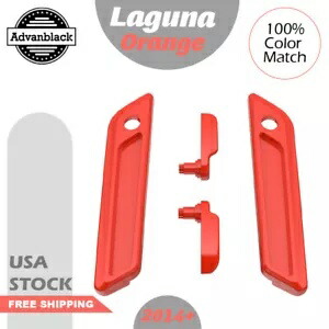 サドルバッグリッドレバー&ラッチカバーセットキット 14歳以上ハーレーツーリング用 ラグナオレンジ Saddlebag Lid Lever & Latch Cover Set Kit For 14+ Harley Touring LAGUNA ORANGE 【並行輸入品】