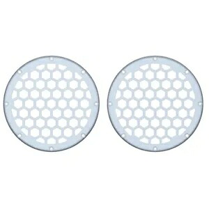 アトラス シルバーメタリック ハーレー用 HEX 6.5インチ スピーカーグリル Advanblack x XBS Atlas Silver Metallic For Harley HEX 6.5'' Speaker Grill Advanblack x XBS 【並行輸入品】 44,880円