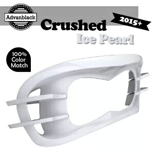 ハーレーロードグライド FLTRX 2015+ 用 Advanblack ヘッドライトベゼル クラッシュアイスパール For Harley Road Glide FLTRX 2015+ Advanblack Headlight Bezel CRUSHED ICE PEARL 【並行輸入品】