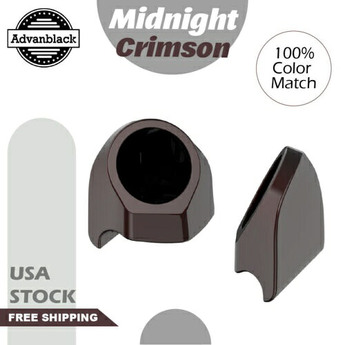 ハーレーキングツアーパックMIDNIGHT CRIMSON Advanblack 6.5インチスピーカーポッドに適合 Fits Harley King Tour Pack MIDNIGHT CRIMSON Advanblack 6.5 inches Speaker Pods 【並行輸入品】
