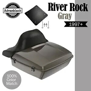 リバーロック グレー ラッシュモア チョップド ツアー パック ラップアラウンド ハーレー/ソフテイル 97+用 RIVER ROCK GRAY Rushmore Chopped Tour Pack Wrap Around For Harley/Softail 97+ 【並行輸入品】 126,500円