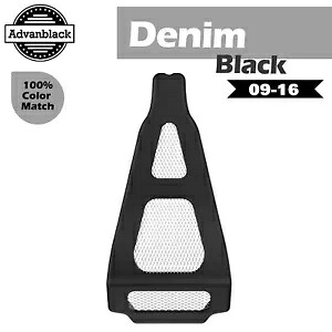デニムブラック アドバンブラック 空冷ハーレーツーリング 09-16 チンスポイラーに適合 DENIM BLACK Advanblack Fits Air-Cooled Harley Touring 09-16 Chin Spoiler 【並行輸入品】