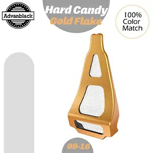 ハード キャンディ ゴールド フレーク ABS チン スポイラー 空冷ハーレー ツーリング 2009-2016 に適合 Hard Candy Gold Flake ABS Chin Spoiler Fits Air-Cooled Harley Touring 2009-2016 【並行輸入品】