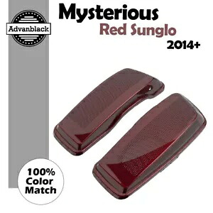 ミステリーレッド SUNGLO デュアル 6x9 スピーカー蓋ハーレーツーリング FLHR FLHXS FLTRX 用 MYSTERIOUS RED SUNGLO Dual 6x9 Speaker Lids For Harley Touring FLHR FLHXS FLTRX 【並行輸入品】