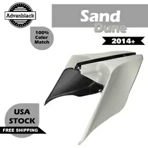 Advanblack Sand Dune ストレッチ拡張サイドカバー ハーレー ツーリング 2014+ に適合 Advanblack Sand Dune Stretched Extended Side Cover Fits Harley Touring 2014+ 【並行輸入品】