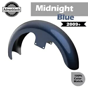 ミッドナイトブルー Advanblack 21 インチ リビール ラッパー ハガー フロントフェンダー 09+ ハーレー用 MIDNIGHT BLUE Advanblack 21\