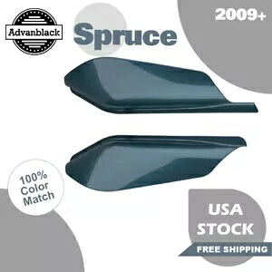 ミッドフレーム エアディフレクター ヒートシールド トリム カバー スプルース 2009+ ハーレー ツーリング用 Mid Frame Air Deflectors Heat Shield Trim Covers SPRUCE For 2009+ Harley Touring 【並行輸入品】