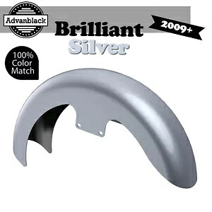 ブリリアントシルバー 19 インチ リビール ラッパー ハガー フロントフェンダー 09+ ハーレー用 BRILLIANT SILVER 19\